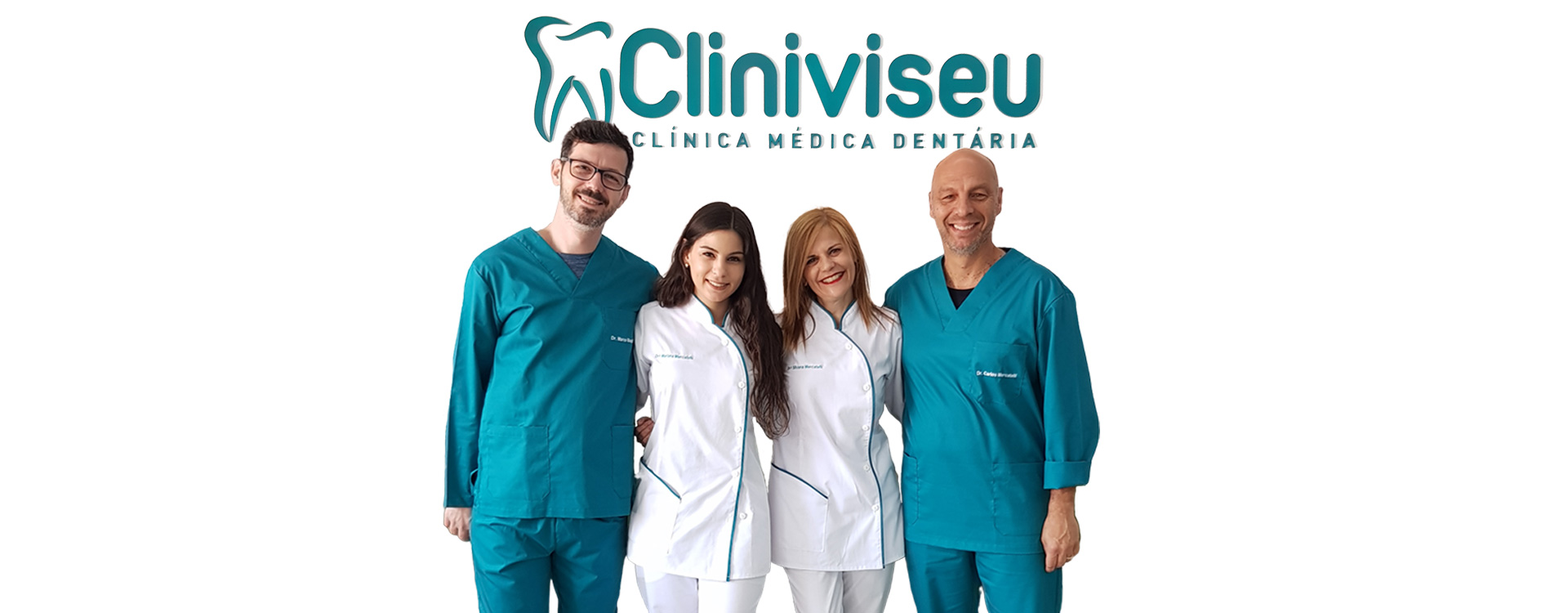 Equipa de médicos da Cliniviseu - Clínica Médica Dentária em Viseu